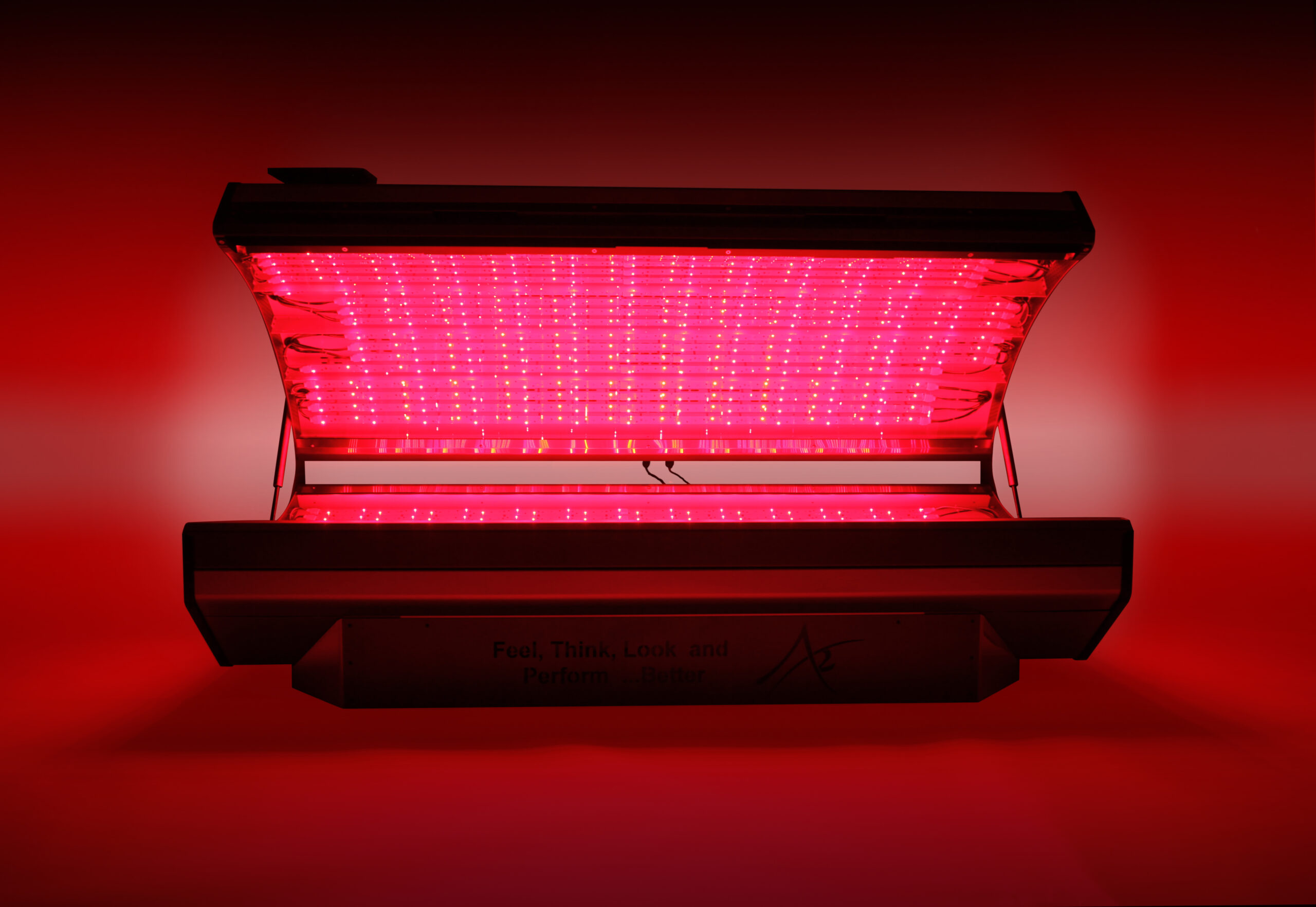 Red light therapy bed